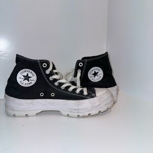 Converse Black and White High-Top Sneakers